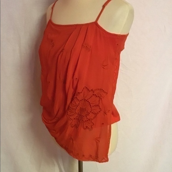 Rio Rae Anthropologie red dressy tank top - Picture 7 of 10